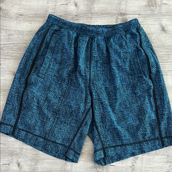 Lululemon Pace Breaker Blue Athletic Men's Shorts - Picture 5 of 7